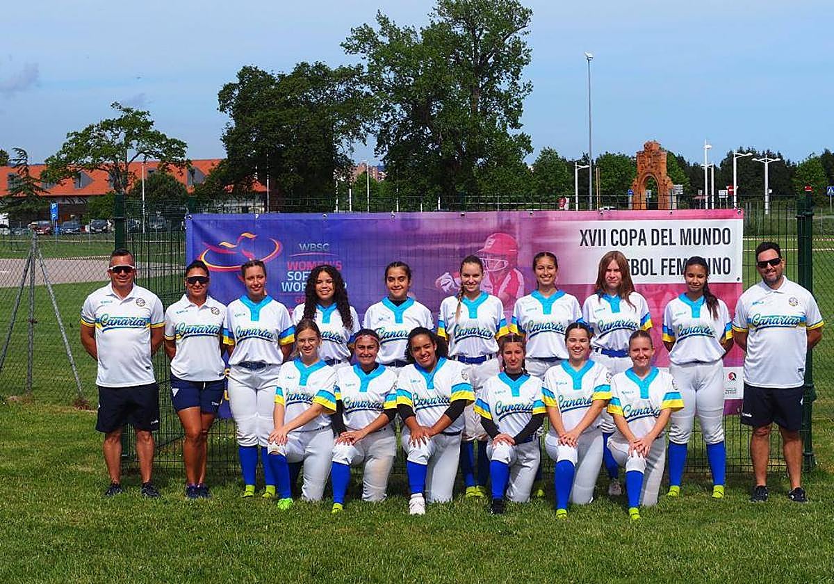 Imagen de la selección canaria que intervino en esta competición.