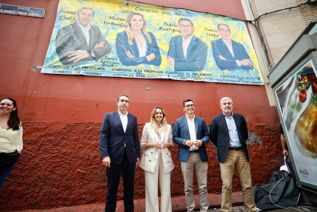 El inicio de la campaña electoral, en imágenes