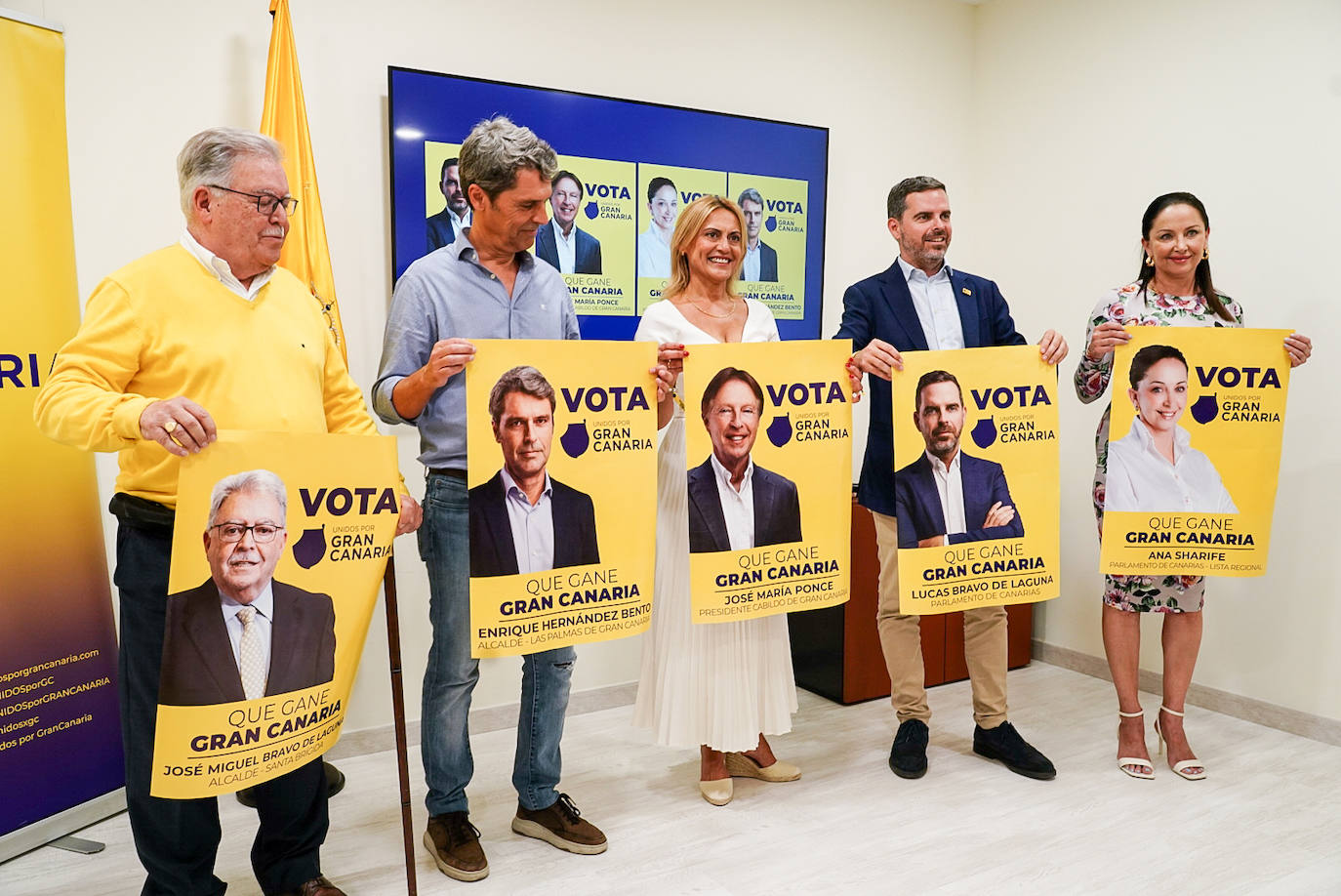 El inicio de la campaña electoral, en imágenes