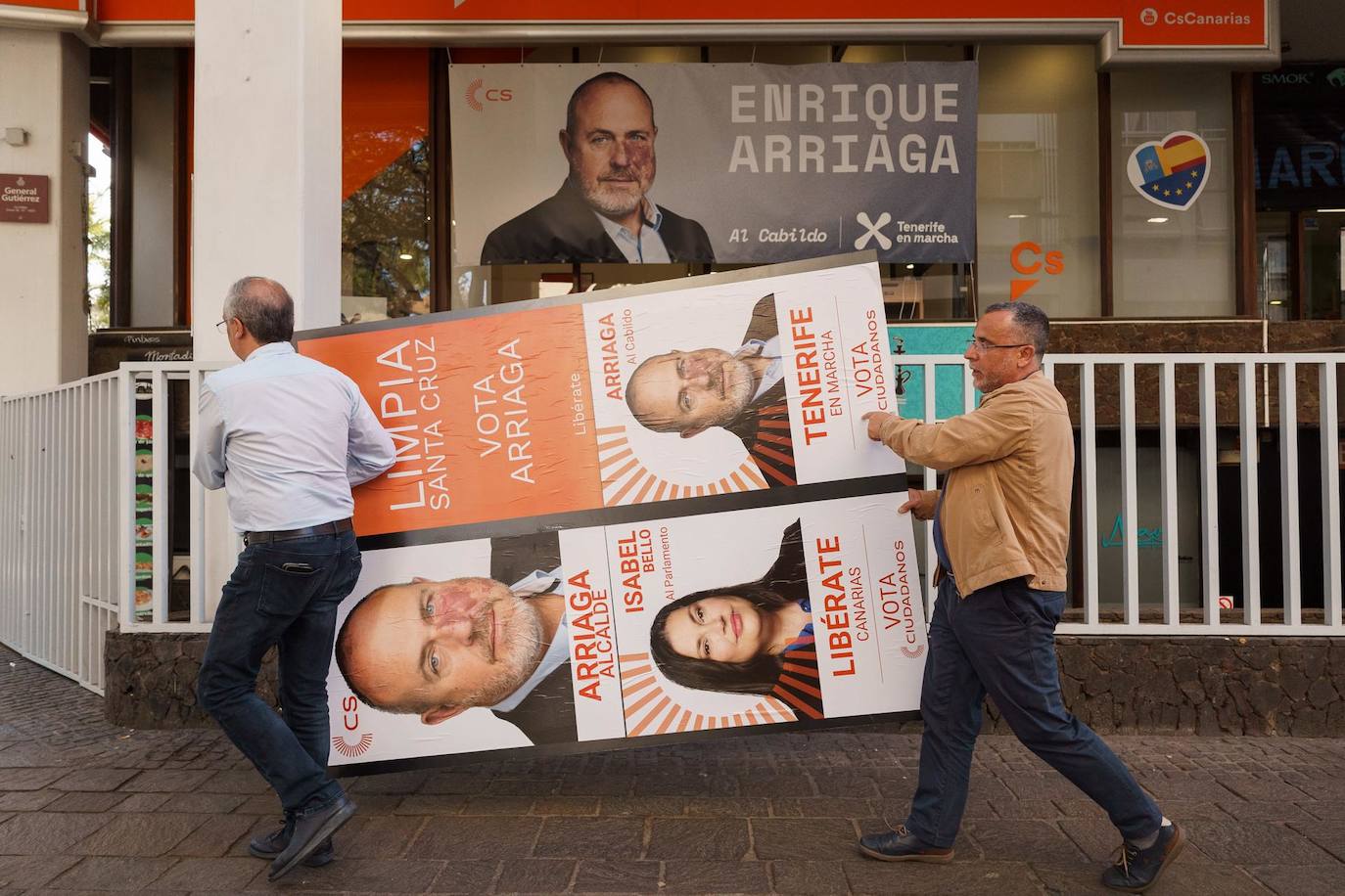 El inicio de la campaña electoral, en imágenes