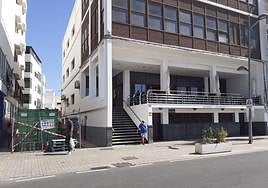 Vista exterior del edificio de la Sociedad Democracia de Arrecife.