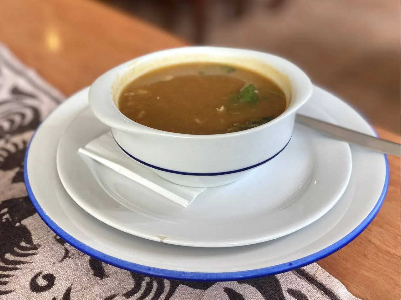 Sopa de mariscos de Casa Malasia