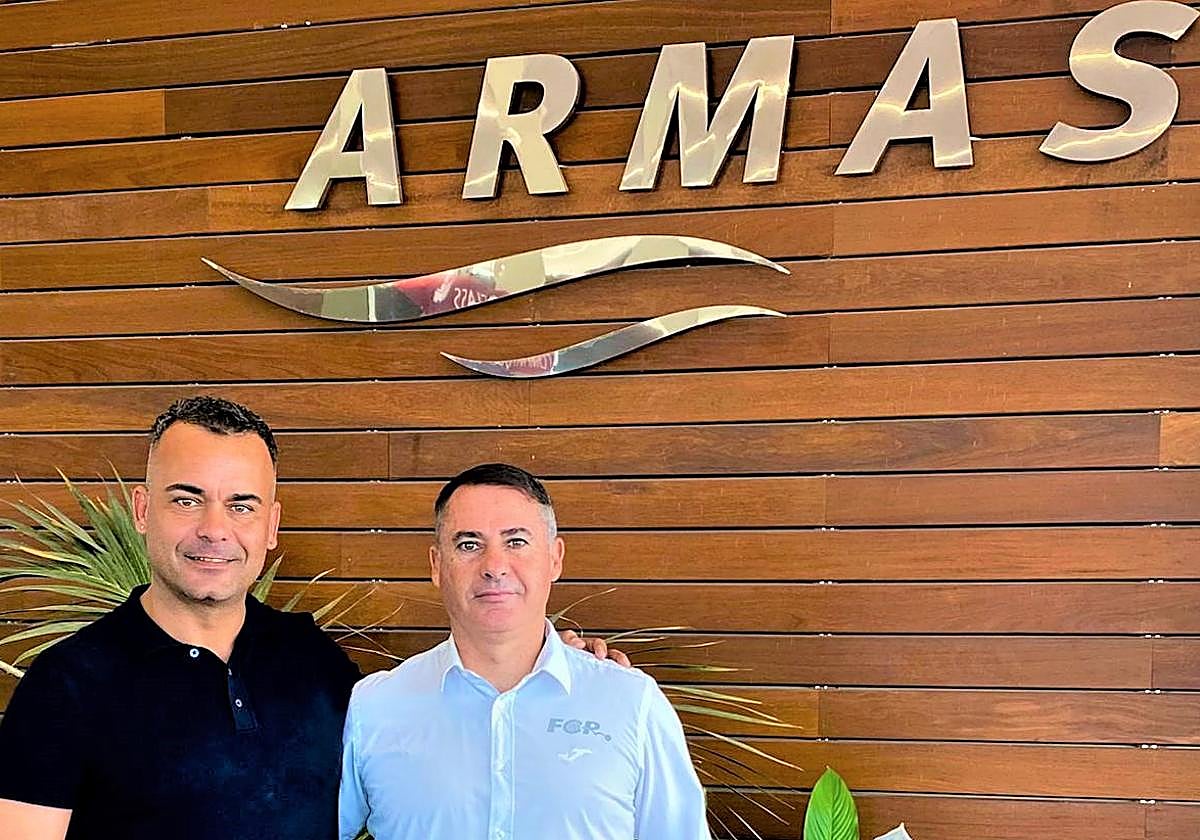 Darío Dorta y Jorge Marrero, durante el acto de presentación.