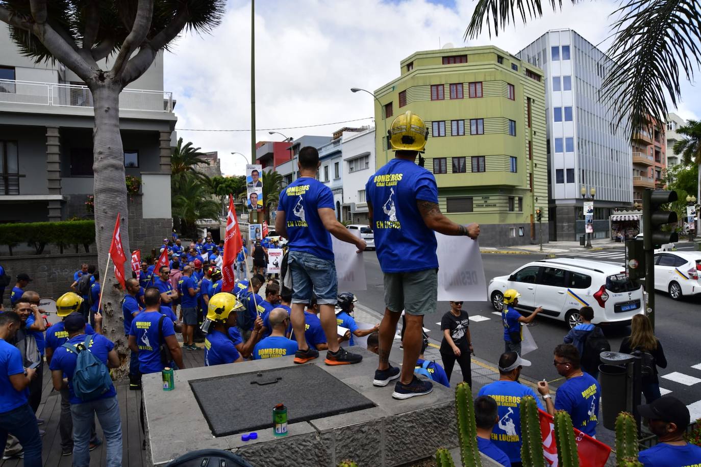 Los bomberos salen a la calle «desMoralizados»