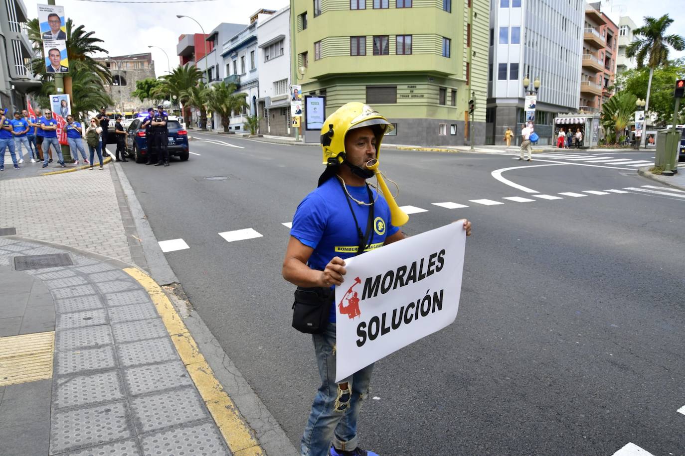 Los bomberos salen a la calle «desMoralizados»