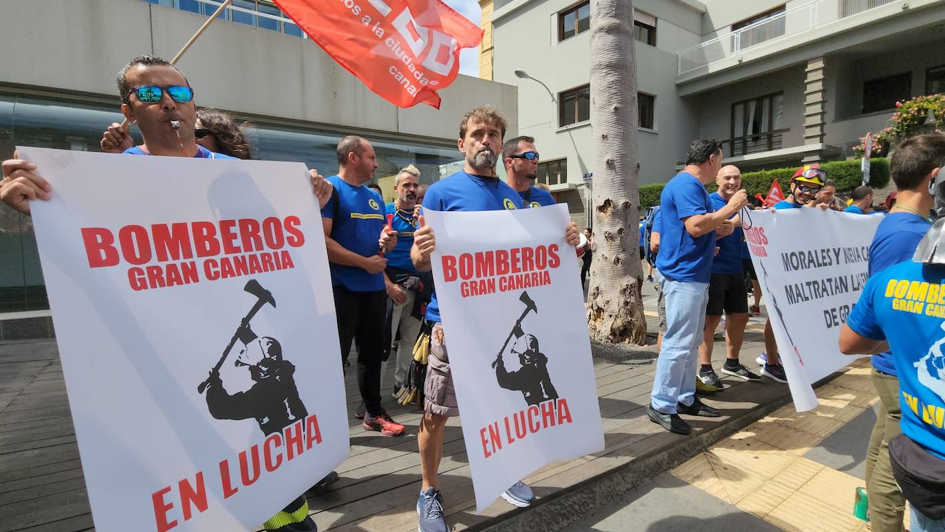 Los bomberos salen a la calle «desMoralizados»