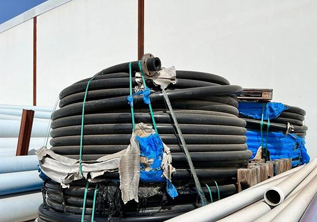 Tuberías para mejoras canalizaciones de agua.