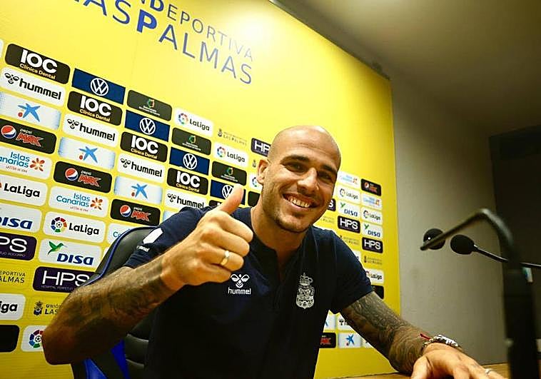 Sandro, en su comparecencia pública de este jueves en Barranco Seco.