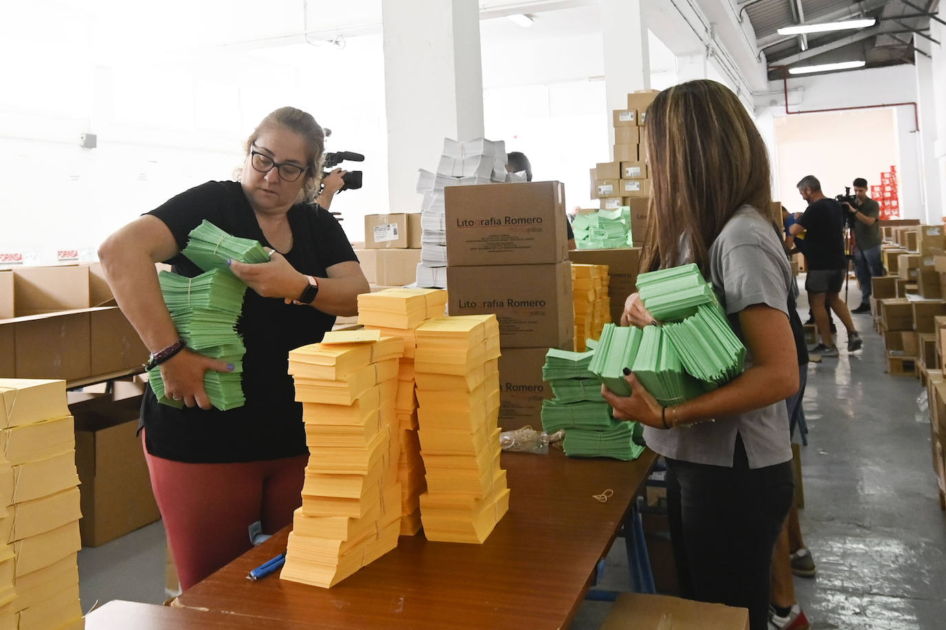 Preparativos del 28M en Las Palmas de Gran Canaria
