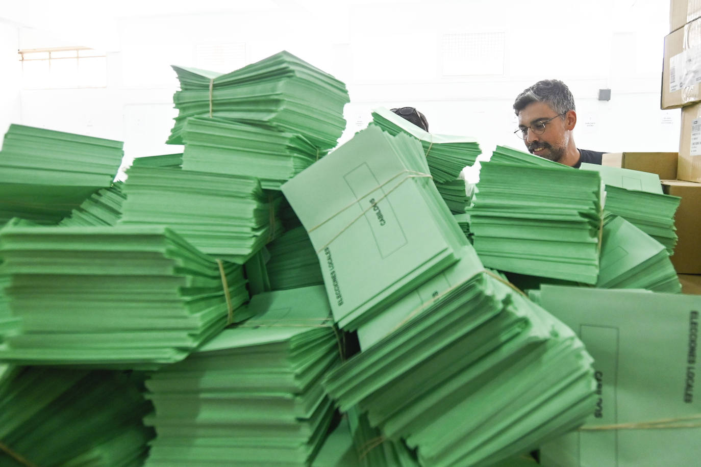 Preparativos del 28M en Las Palmas de Gran Canaria