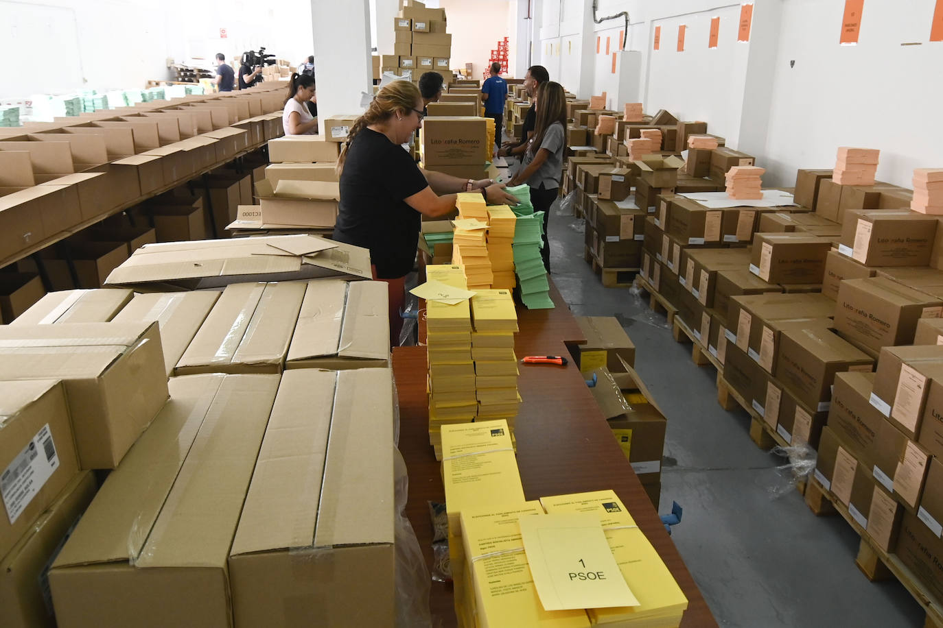 Preparativos del 28M en Las Palmas de Gran Canaria