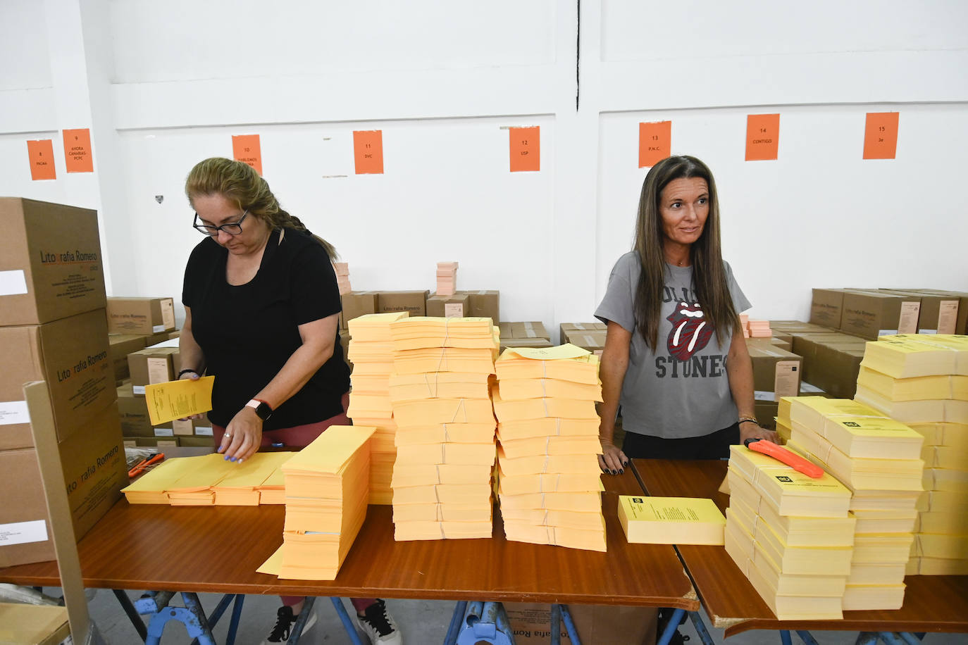 Preparativos del 28M en Las Palmas de Gran Canaria