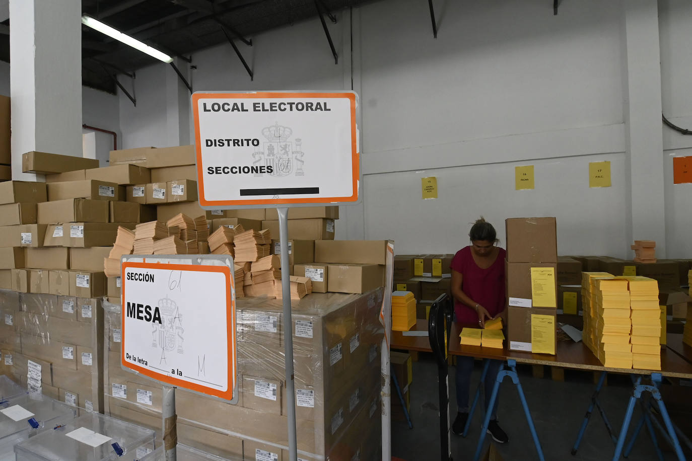 Preparativos del 28M en Las Palmas de Gran Canaria