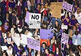 Imagen de archivo de la manifestación feminista del 8 de marzo.