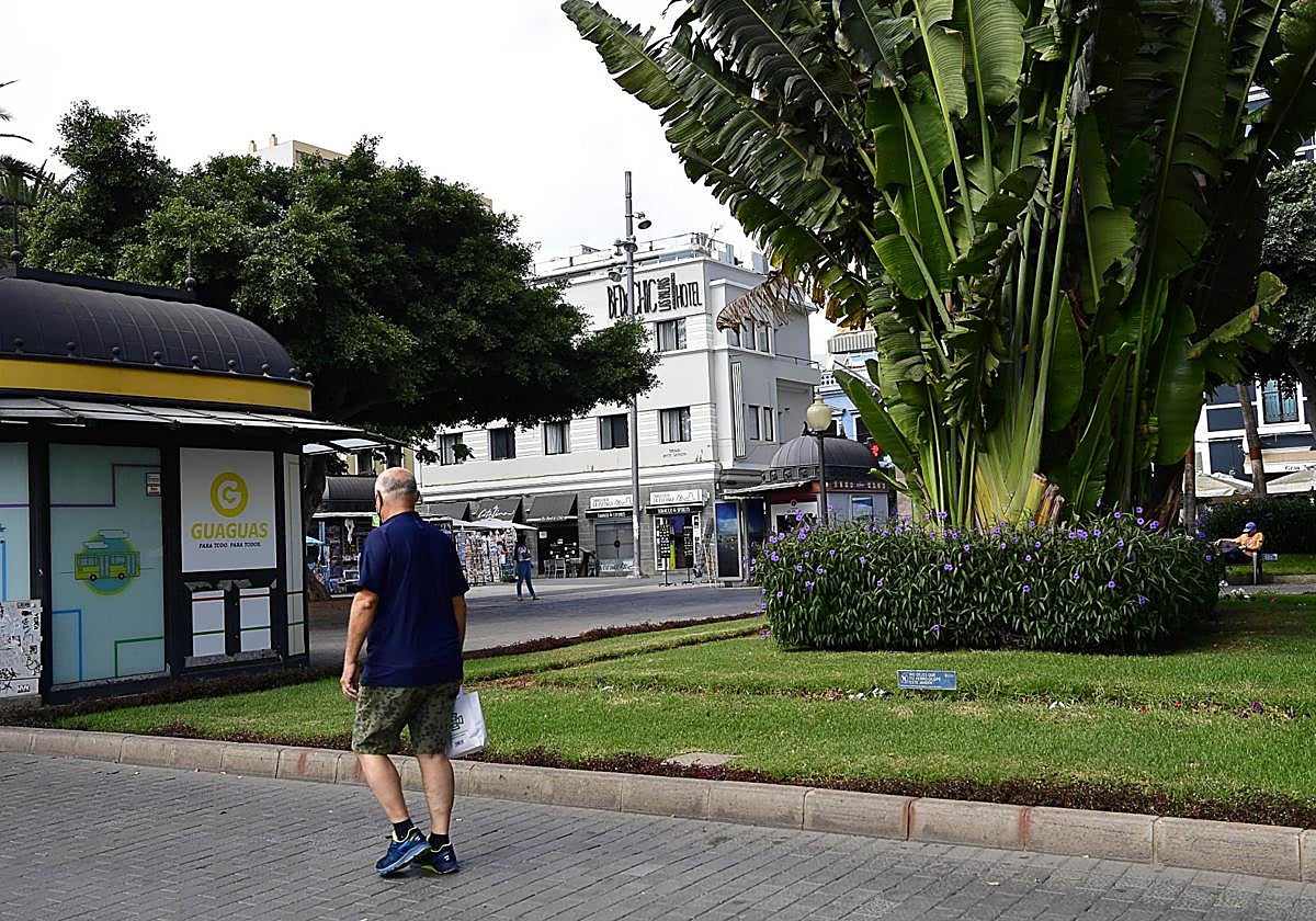 El parque de Santa Catalina, considerado zona sensible por Ahelpa.