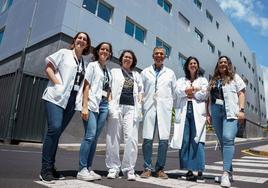 Investigadores del Hospital de La Candelaria en Tenerife.