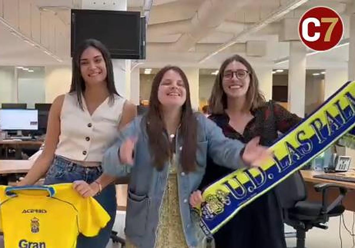El balón del ascenso de la UD Las Palmas se pasea por CANARIAS7