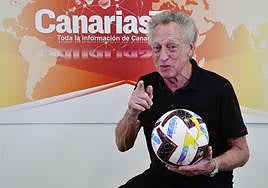 Quique Wolff, durante su visita a la redacción de CANARIAS7.