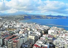 Vista de la capital grancanaria.