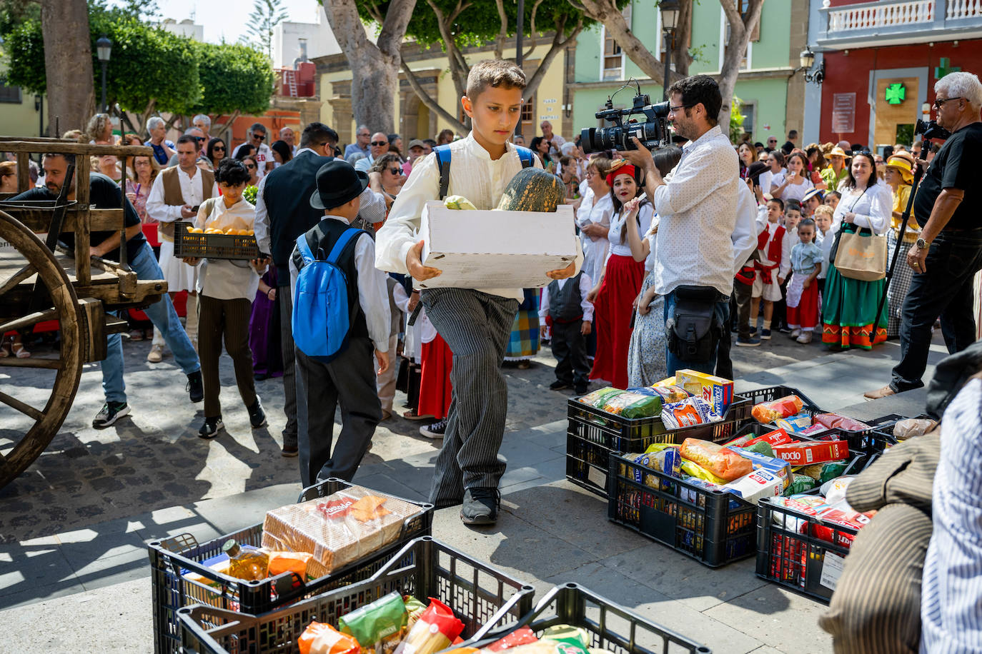 Romería infantil en Gáldar