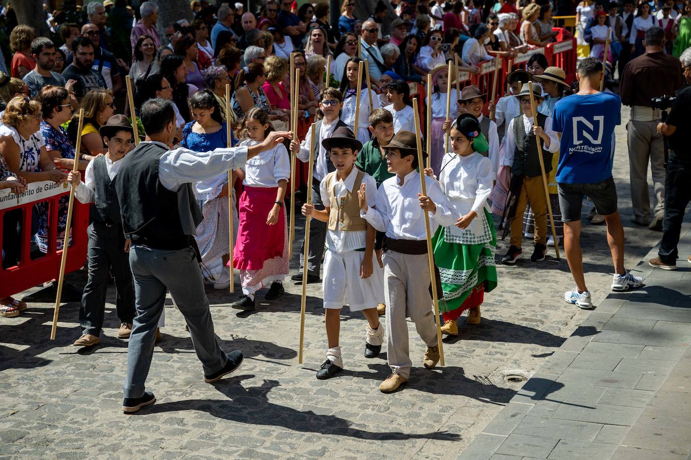 Romería infantil en Gáldar