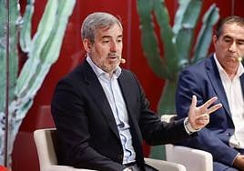 Fernando Clavijo, en el Foro CANARIAS7.