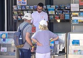 Punto de información turística en Las Palmas de Gran Canaria.