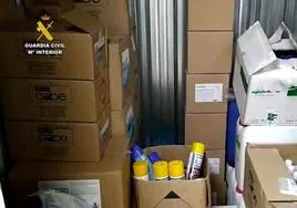 Desmantelado un almacén de productos químicos peligrosos en Gran Canaria