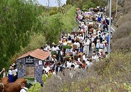 Imagen de archivo de la romería de San Juan, en Arucas.