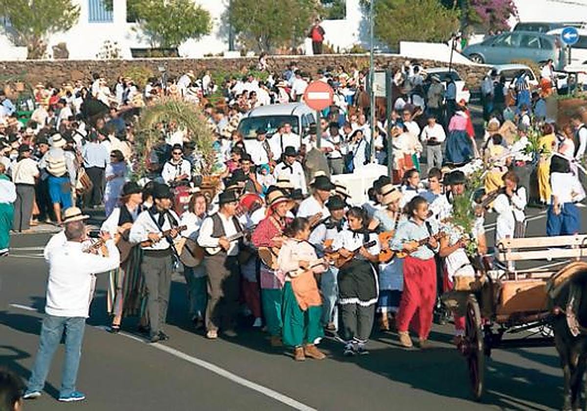 Romería pasada en Haría.