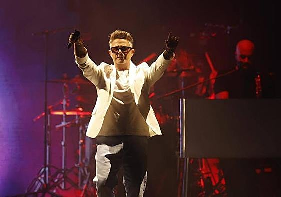Alejandro Sanz en uno de sus conciertos.