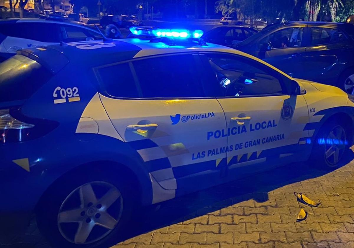 Imagen de un vehículo de la Policía Local de Las Palmas de Gran Canaria.