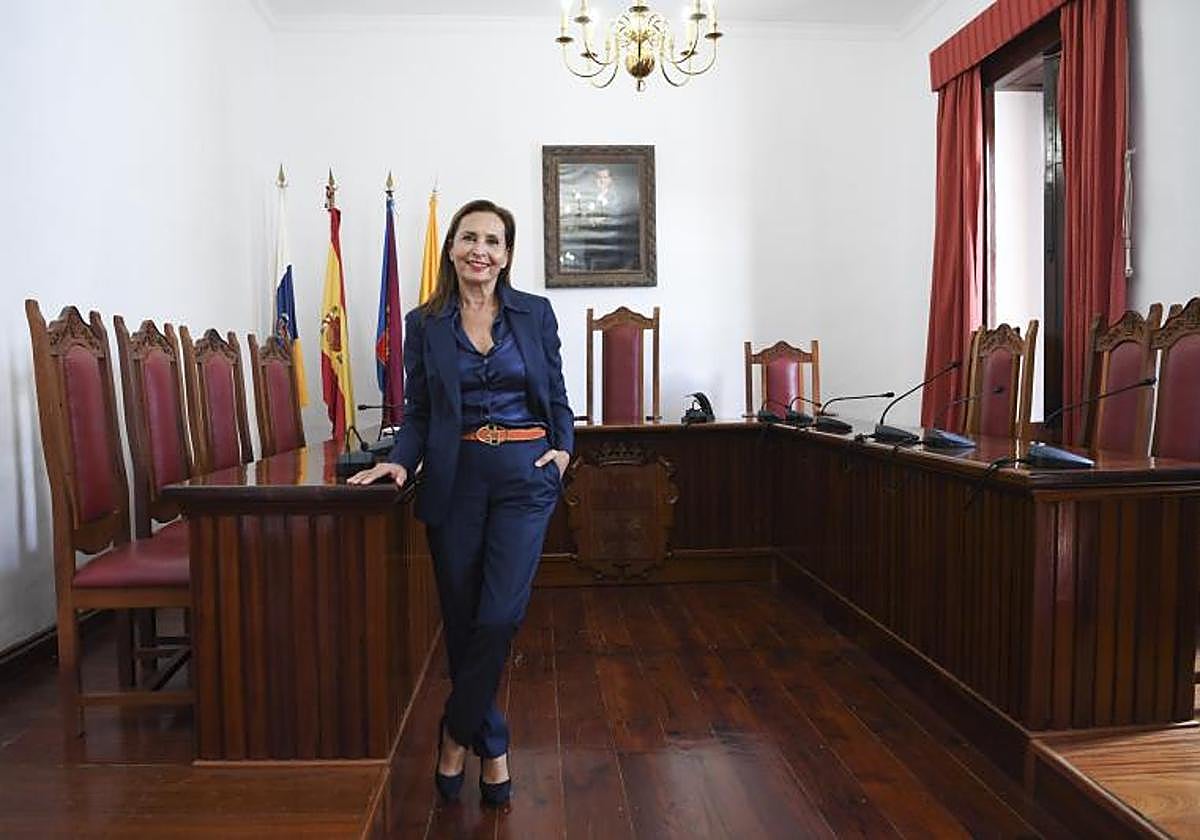 Imagen de archivo de la alcaldesa de Agaete, María del Carmen Rosario (PP).