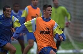 Imagen de archivo de Carmelo entrenando con la UD Las Palmas en 2011.