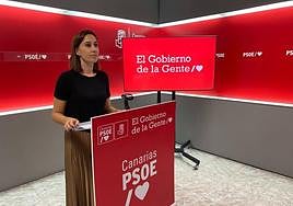 Nira Fierro, secretaria de Organización del PSOE en Canarias.