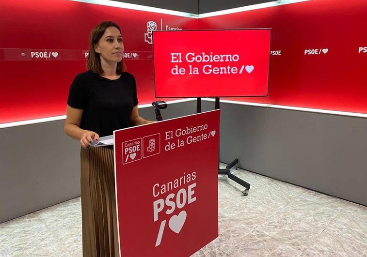 Nira Fierro, secretaria de Organización del PSOE en Canarias.
