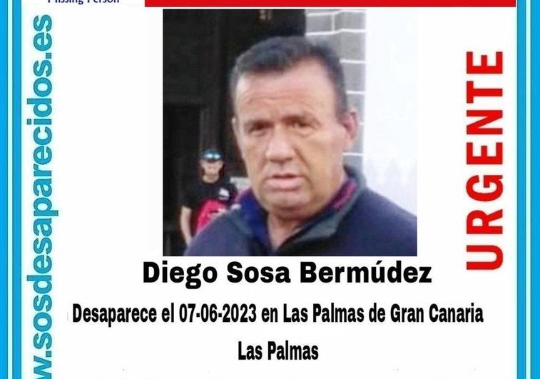 Alertan de la desaparición de un hombre de 58 años en la capital grancanaria