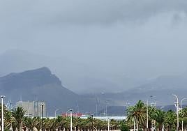 La zona sur con lluvia y viento en la jornada de este miércoles