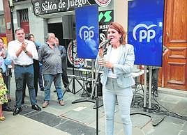 Jimena Delgado, en un acto del Partido Popular.