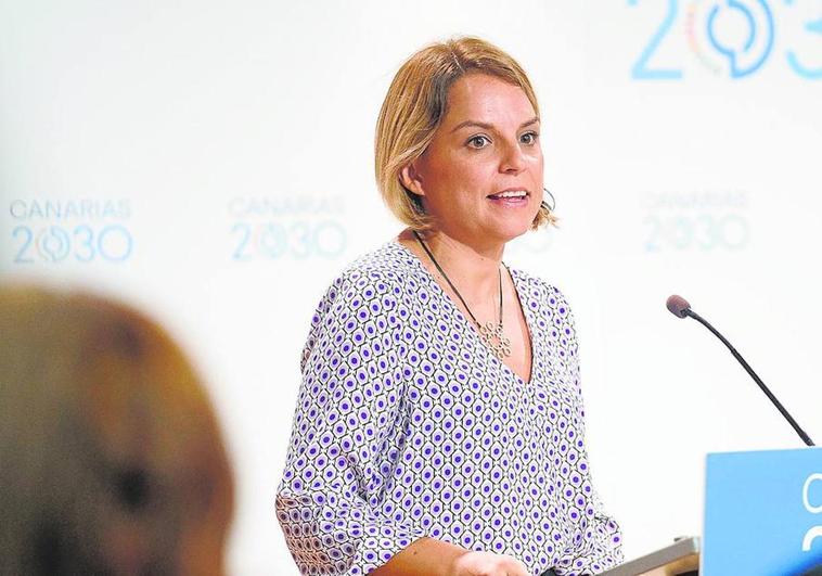 La consejera de Derechos Sociales, Igualdad, Diversidad y Juventud del Gobierno de Canarias, Noemí Santana.