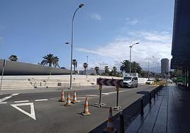 La Metroguagua cierra el acceso a la GC-1 desde Eduardo Benot