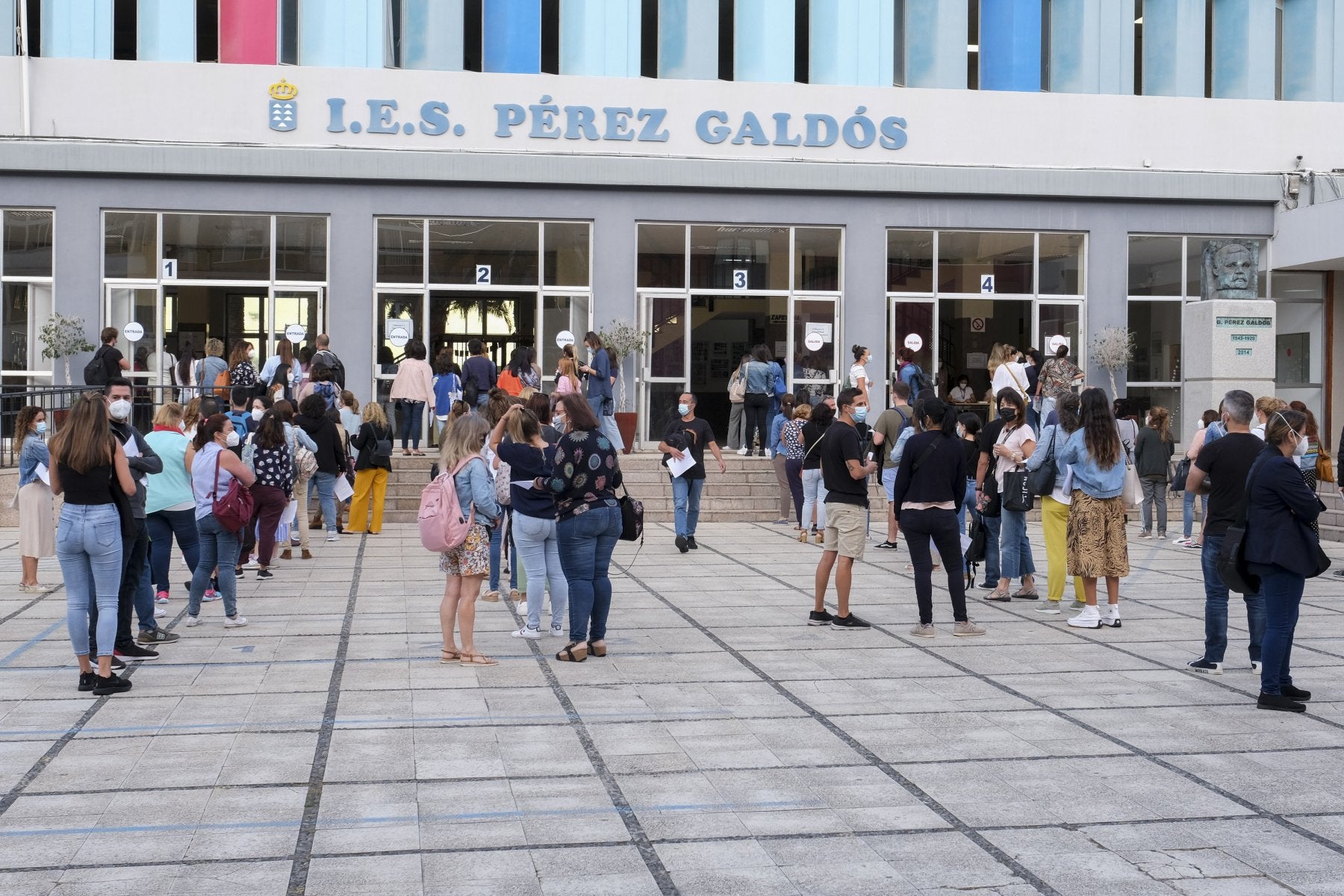 El instituto Pérez Galdós será una de las sedes del examen de las listas de empleo de Educación.