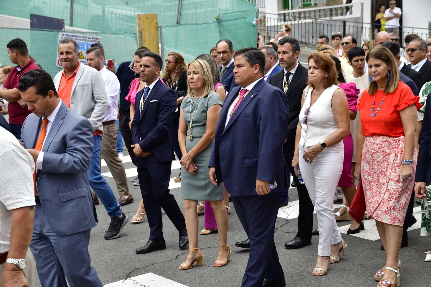 Más políticos que santos en la procesión de San Antonio el Chico en Mogán