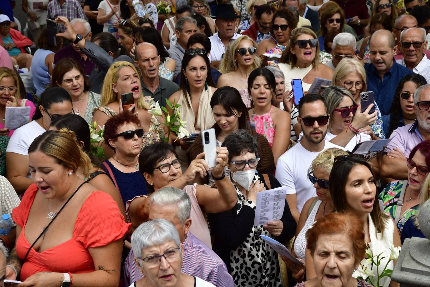 Más políticos que santos en la procesión de San Antonio el Chico en Mogán