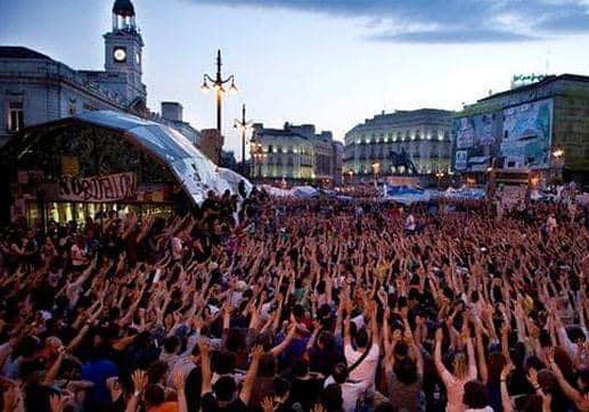 Concentracion de Orgullo Crítico en Madrid.