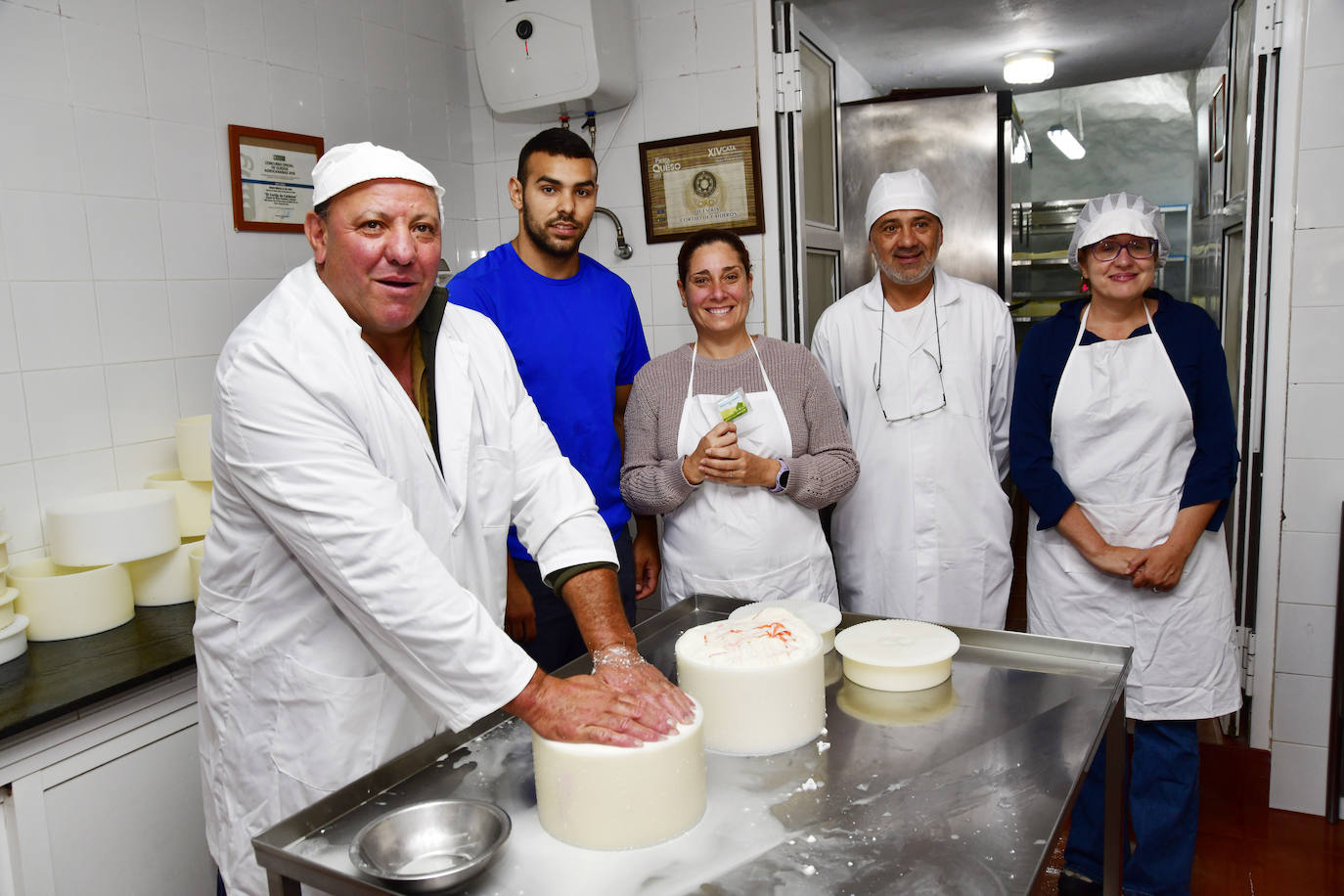 Cristóbal Moreno, Pedro Moreno, Tara Niño, Paulo Martins y Judith Silvela, de izquierda a derecha