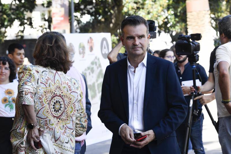 Pablo Zurita, en la presentación de una feria en Gran Canaria.