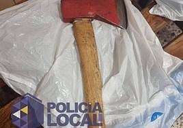 Arma con la que se realizó la agresión.