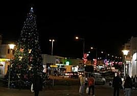 Adornos en Playa Blanca.