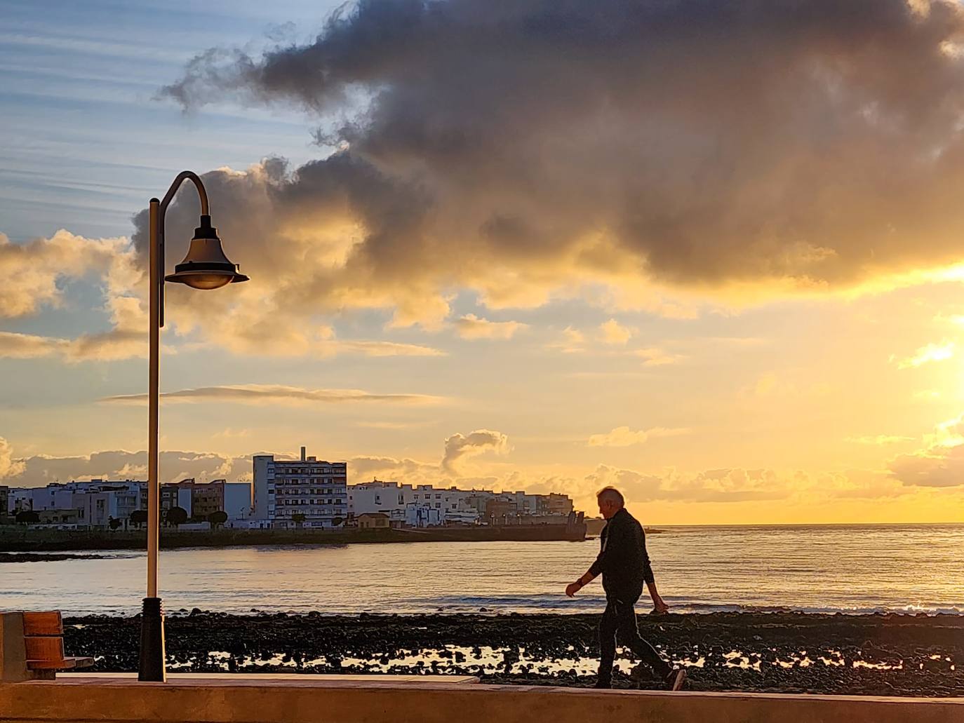 Bonito atardecer en Gran Canaria.